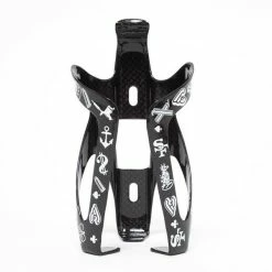 Cinelli Harrys Flaschenhalter Mike Giant Carbon Black - White